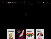 Tablet Screenshot of cinderellacakes.com